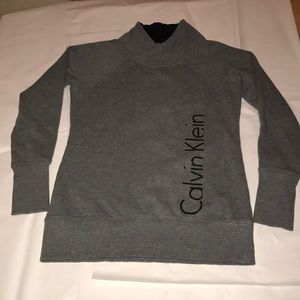 Calvin Klein Mock Neck Sweatshirt Size Small